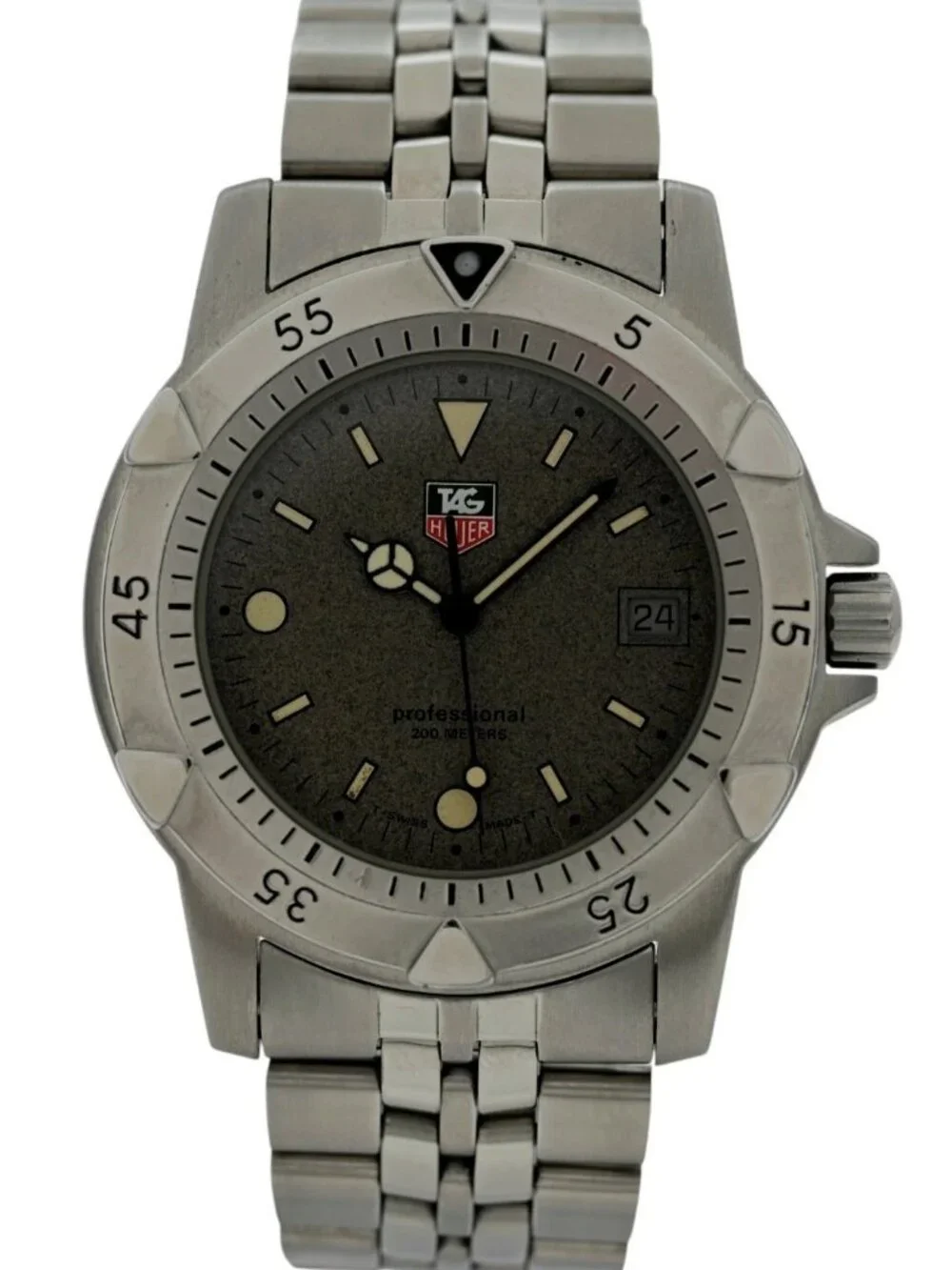 Tag Heuer 40mm Men's Jumbo Granite Rock Dial 1500 Series Watch! Ref: 959.706 G!